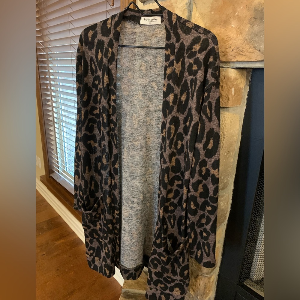 Women’s Leopard Print Cardigan